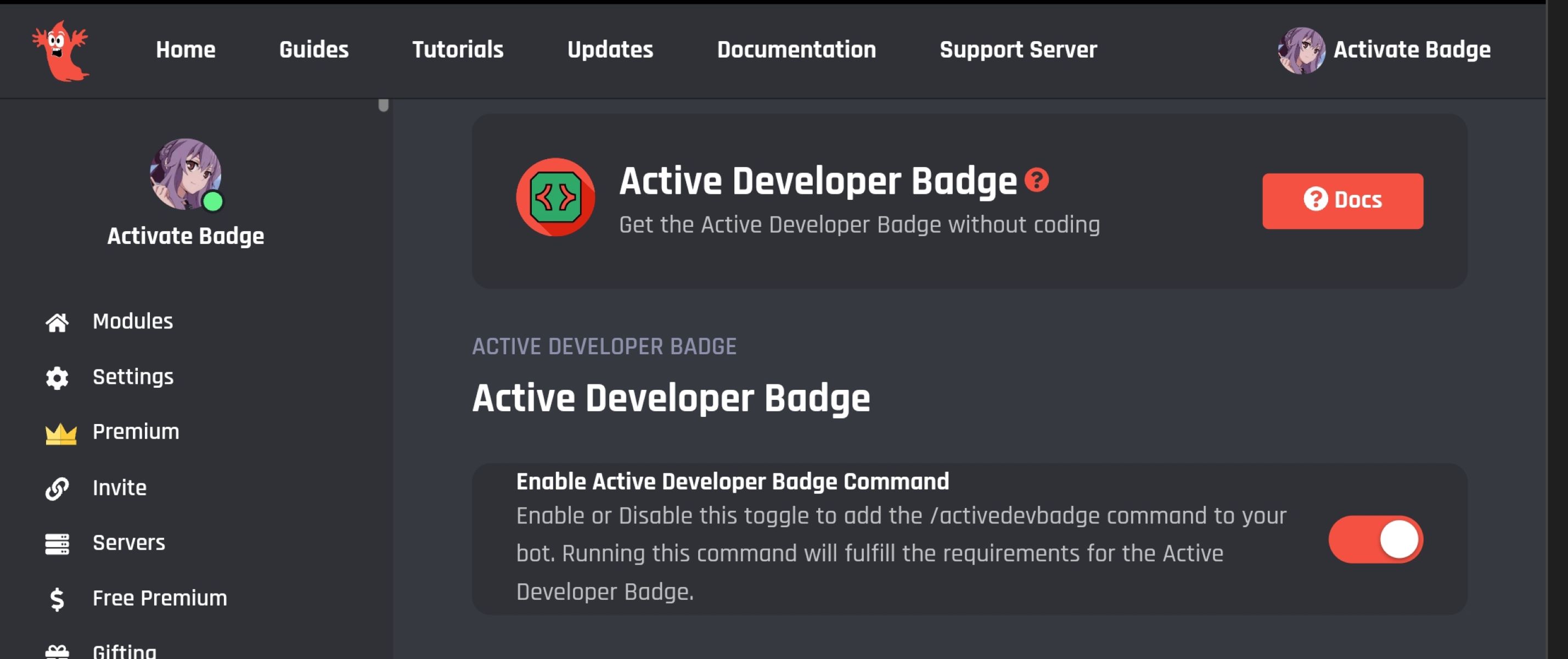 How To Get The Active Developer Badge Discord